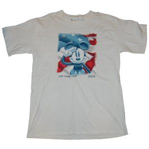 Vintage Walt Disney World 2004 4th of July T-Shirt Tee Short Sleeve Adult Medium